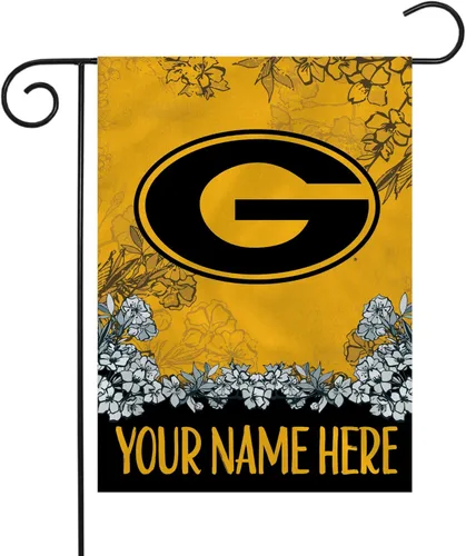 Vista 133 de Rico Industries Bandera de jardín personalizada estándar/primaria de la NCAA