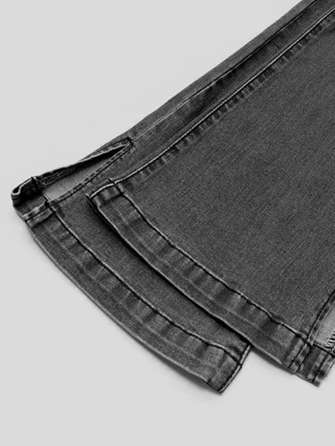 Vista 5 de Flamingals Bootcut Jeans for Women High Waisted Bell Bottom Wide Leg Tummy Control Ripped Flare Jeans