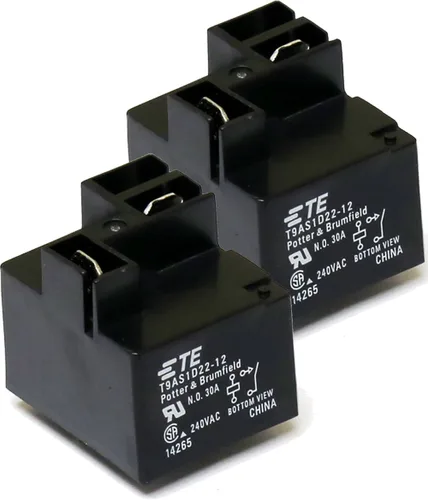 TE Potter & Brumfield (1-1419104-7) T9AS1D22-12 (paquete de 2) relé 30A 240VCA 30 amperios 240 voltios, SPST NO