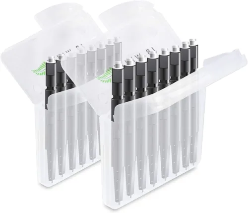 Vista 10 de JB White 8 filtros de cera para audífonos compatibles con protectores de cera Phonak Cerustop Widex Nanocare Oticon ProWax MiniFit Siemens