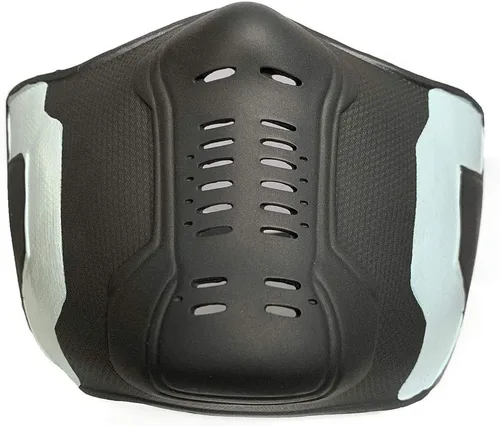 Vista 2 de Máscara de soldado de invierno Bucky Barnes de PVC, para hombre, disfraz de Halloween, accesorio de cosplay