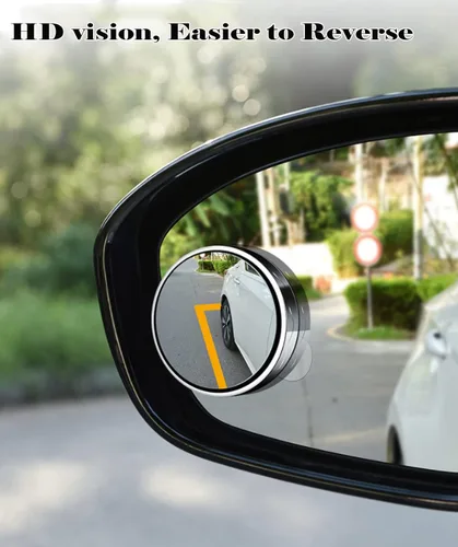 Vista 7 de 2 espejos de punto ciego para automóvil, espejo retrovisor convexo redondo de vidrio HD de 2 pulgadas, espejos de punto ciego automático con amplio