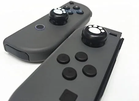 Vista 8 de 6 x Controlador analógico de silicona rosa para Nintendo Switch NSSwitch Lite controlador Joy-Con Thumbstick lindo gato pata garra