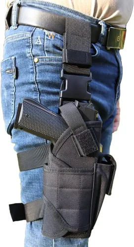 Vista 7 de Funda ajustable para pierna derecha, para hombres y mujeres, 0.354 in