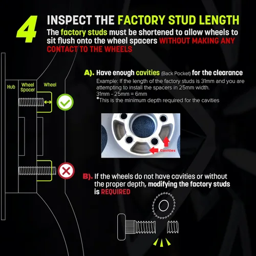 Vista 5 de Customadeonly Espaciadores de rueda centrados de 0.197 in de 5 x 105, compatibles con Cruze 2010-2020, Sonic 2012-2020, Trax 2013-2020, Volt