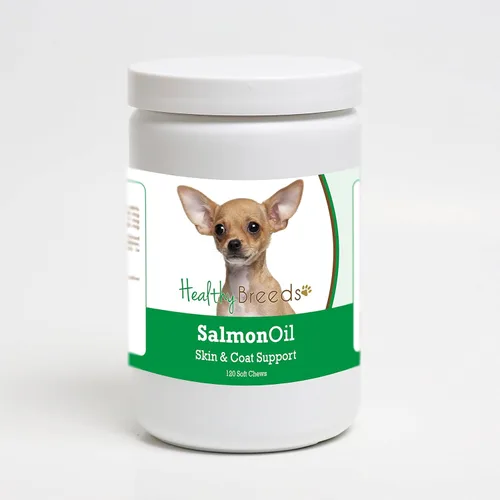 Vista 412 de Healthy Breeds Affenpinscher - Masticables suaves de aceite de salmón, 90