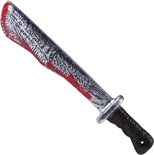 Spooktacular Creations Accesorio de machete falso de Halloween, cuchillo de machete de plástico, juguete de arma de cuchillo falso para accesorios