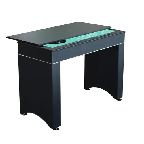 Vista 15 de Hathaway Classic Monte Carlo 4 en 1 mesa de juego de casino – Incluye mesa de dados, mesa de ruleta, mesa de blackjack que se puede utilizar como
