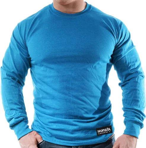 Monsta Clothing Co. Entrenamiento de culturismo masculino (Monsta Classic-000) Gimnasio LNGSLV