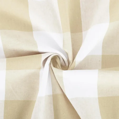 Vista 4 de Cenefas de cortina para ventana de 16 pulgadas de largo, 2 paneles de cuadros búfalo, cortinas pequeñas con bolsillo para barra, estilo clásico