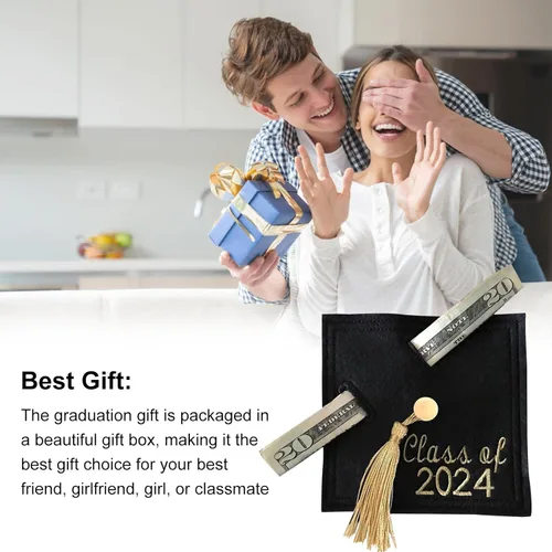 Vista 2 de Yimin Graduation Gift Money Holder, Creative Congrats Grad Card Holder, 2014 Gift Card Money Holder Graduation Gift Ideas for Him Gift Ideas for Her