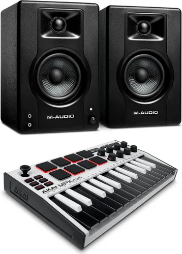 Vista 17 de Akai Professional MPK Mini MK3 - Controlador de teclado MIDI USB de 25 teclas con 8 almohadillas de percusión con retroiluminación, 8 perillas