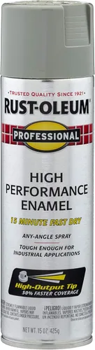 Vista 35 de Rust-Oleum 7515838 Pintura en aerosol de esmalte profesional de alto rendimiento, 14 onzas, aluminio