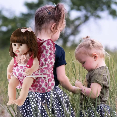 Vista 5 de lekymo Accesorios para muñecas de bebé, juego de 13 piezas de alimentación y cuidado de muñecas con bolsa de transporte y ropa de muñeca de bebé