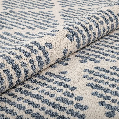 Vista 9 de Well Woven - Tapete con diseño de enrejado marroquí, color azul claro