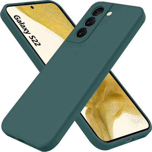 Vista 12 de Funda para Samsung Galaxy S22, funda de goma de gel de silicona líquida, cubierta de parachoques de teléfono que no se pone amarillenta, funda