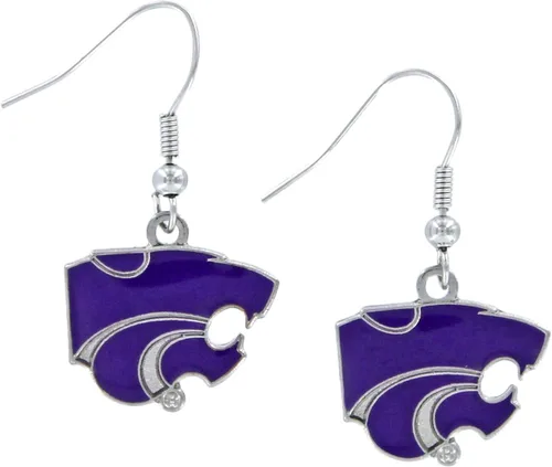 Vista 9 de aminco NCAA Pendientes colgantes con logo de la NCAA para adultos unisex