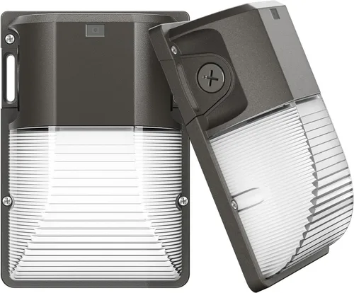 Vista 11 de CINOTON Paquete de luz LED de pared 3CCT de 30 W con sensor de atardecer a amanecer, 3000 K/4000 K/5000 K seleccionable, 3600 LM, luces de pared al