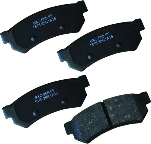 Vista 86 de Pastillas de freno traseras cerámicas Bendix Premium SBC1337 para Cadillac CTS 2014-2008, SRX 2016-2010, Chevrolet Camaro 2015-2010, Saab 9-4X 2011