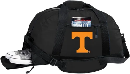 Vista 52 de Broad Bay Bolsas de lona universitarias con compartimento para zapatos Negro