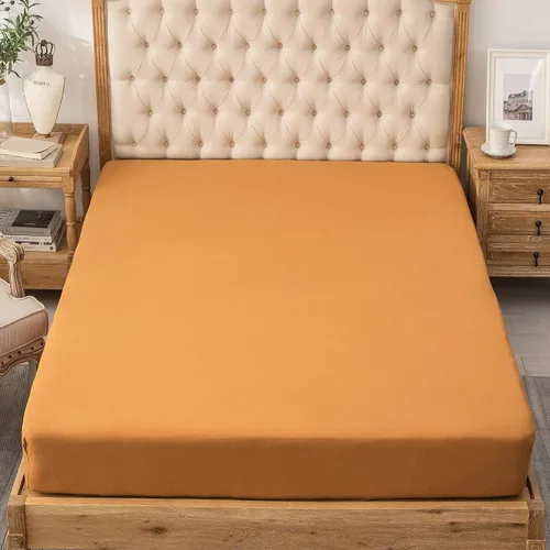 Vista 41 de PURE ERA Sábana bajera ajustable de algodón de punto de jersey (sin sábana encimera ni fundas de almohada) con bolsillo profundo de hasta 15 a 20