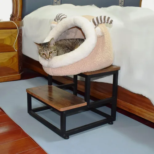 Vista 56 de Taburete de pie para adultos y niños, taburete resistente para armario, taburete de pie resistente para cocina, baño, dormitorio, soporta hasta 500