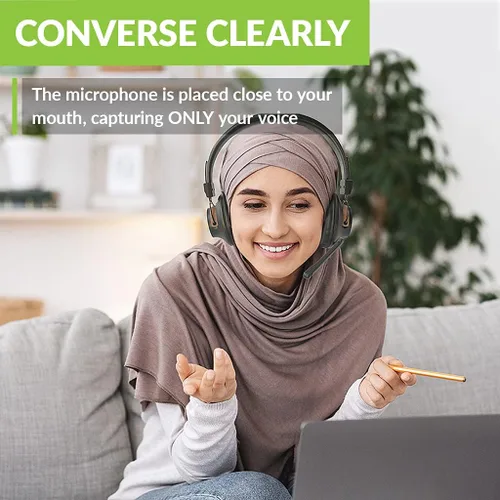 Vista 5 de Avantree DG59M - Auriculares Bluetooth con micrófono para PS5 y PS4, auriculares inalámbricos con adaptador USB para PC, laptop, computadora