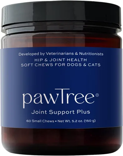 Vista 6 de pawTree Suplemento de apoyo para las articulaciones y la cadera para perros con glucosamina, condroitina, MSM, mejillones tuméricos y de labios