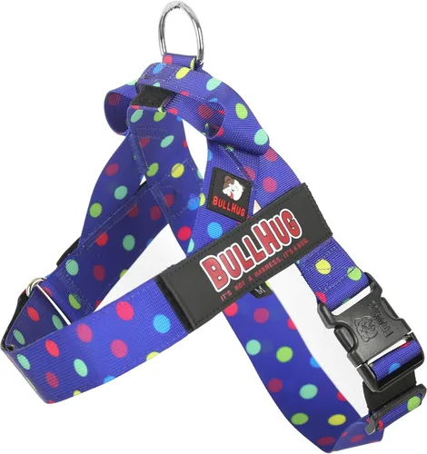 Vista 43 de BULLHUG Arnés ajustable para perro, sin tirones, sin estrangulamiento, para bulldogs ingleses, bulldogs franceses, pugs y razas de pecho ancho
