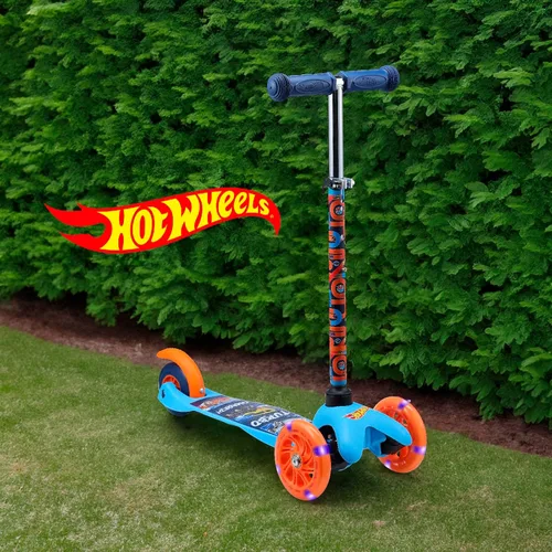 Vista 10 de Self Balancing Kick Scooter with Light Up Wheels, Extra Wide Deck, 3 Wheel Platform, Foot Activated Brake, 75 lbs Limit, Kids & Toddlers Girls or