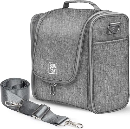 Vista 10 de BOACAY Neceser de viaje colgante extragrande para mujeres y hombres, bolsa de maquillaje, Extragrande, Neceser
