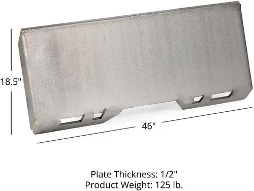 Vista 7 de Titan Attachments Placa universal de montaje rápido de 1/2 pulgada, accesorio de placa de montaje de base de dirección deslizante gruesa, compatible