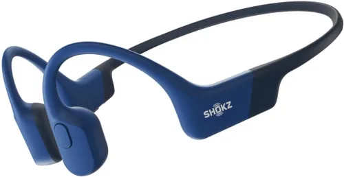 Vista 15 de SHOKZ OpenRun Mini - Auriculares deportivos inalámbricos Bluetooth de conducción ósea para correr y entrenar, resistentes al sudor, tiempo de Azul