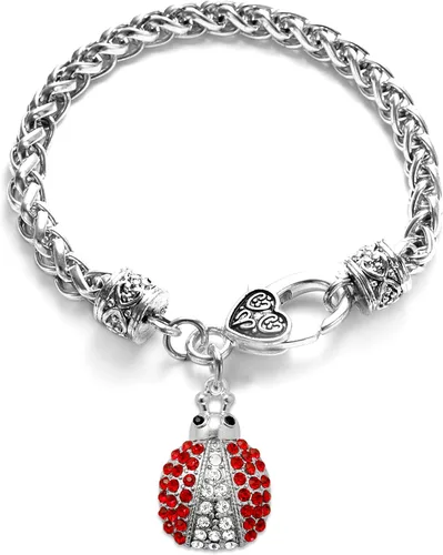 Vista 71 de Inspired Silver - Pulsera de plata con dije personalizado y circonitas cúbicas.