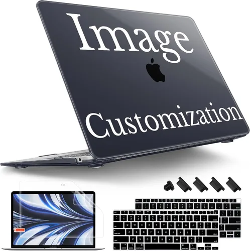 Vista 20 de Tuiklol Para MacBook Air de 13 pulgadas (versión 2021-2018) M1 A2337/A1932/A2179 con pantalla Retina Touch ID, carcasa rígida de plástico y cubierta