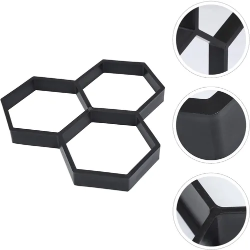 Vista 7 de Moldes y formas de hormigón, moldes de pavimentación para hormigón, pavimentadora de piedra de escalonamiento reutilizable, moldes para pavimento