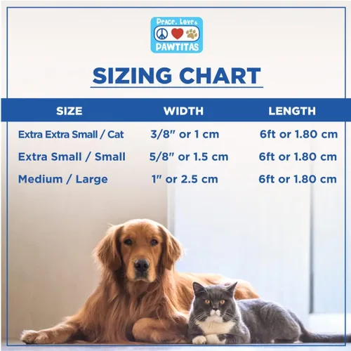 Vista 7 de Pawtitas - Correa personalizada de 6 pies para perro rosa XS/S con nombre y número de teléfono bordados, correa fuerte de nylon para razas pequeñas