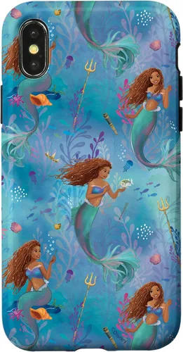 Vista 5 de Funda para iPhone 16 Disney La Sirenita Ariel Under the Sea Scenes