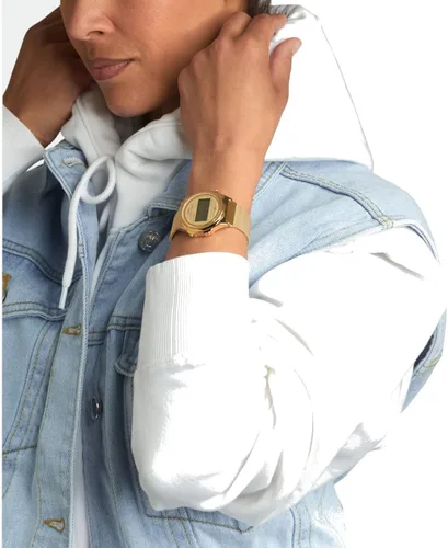 Vista 5 de Casio A171WEMG-9AEF - Reloj digital de cuarzo unisex para adultos con correa de acero inoxidable Oro A171WEMG-9AEF