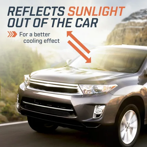 Vista 6 de SAILEAD - Visera solar para el lado izquierdo del conductor compatible con el Toyota Highlander 2008, 2009, 2010, 2012 o 2013, con luz