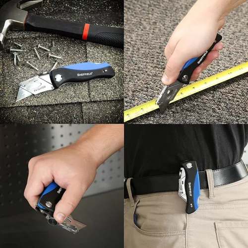 Vista 10 de Sheffield 12613 - Navaja multiusos (apertura con una mano)