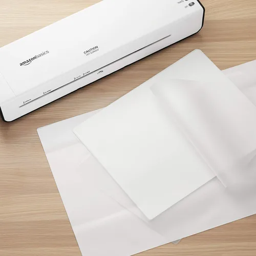 Vista 6 de Yaxa Basics Hojas laminadoras de papel de plástico laminado térmico transparente, 9 x 11.5 pulgadas, paquete de 50, 2.8 mil