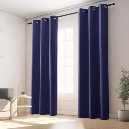 Vista 58 de KGORGE - Cortinas opacas grises para dormitorio 2 paneles, 42 x 63 pulgadas con ojales, cortinas de oscurecimiento de habitación con aislamiento