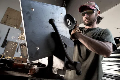 Vista 6 de Carhartt Ironside Safety Glasses, Retail Clamshell Packaging, Black/Tan Frame, Sandstone Bronze Anti-Fog Lens