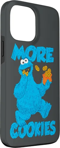 Vista 3 de Funda para iPhone 13 Pro Max Sesame Street Cookie Monster More Cookies