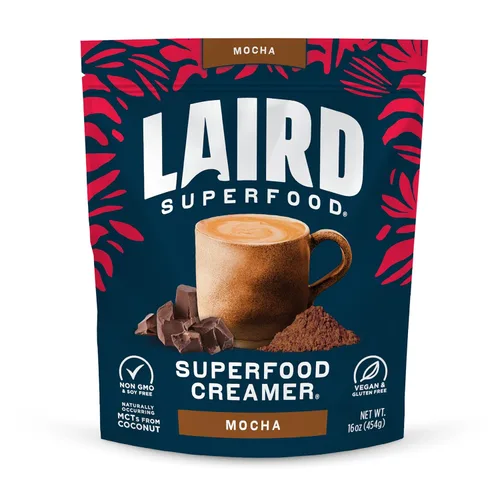 Vista 18 de Laird Superfood Creamer - Crema en polvo sabor a cacao, 8 onzas