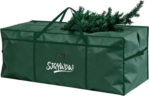 Vista 7 de Bolsa de almacenamiento para árbol de Navidad, 4 pies/5 pies, resistente, reutilizable Gris