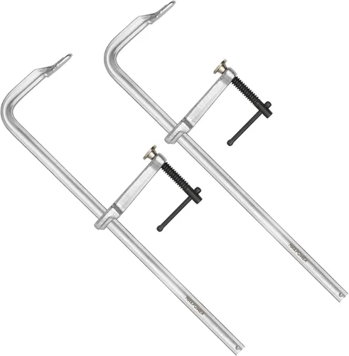 Vista 13 de MAXPOWER Abrazaderas F de servicio ligero para soldadura de 4", 8", 8" y 12", paquete de 4