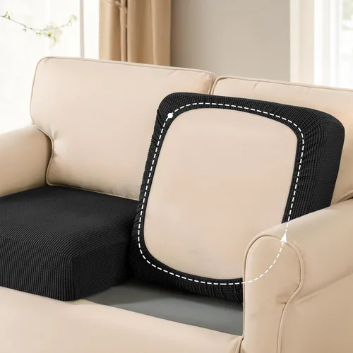 Vista 6 de SUBRTEX Funda Deslizable para Sofá RV de Múltiples Asientos Fundas Protectoras Loveseat Elástica Duradera Sofá Spandex Elástico Protector de Muebles
