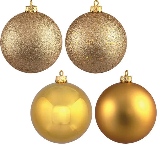Vista 33 de Vickerman Adorno de bola mate de oro antiguo de 12 pulgadas